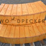woodpecker rounded shape two tier step 1